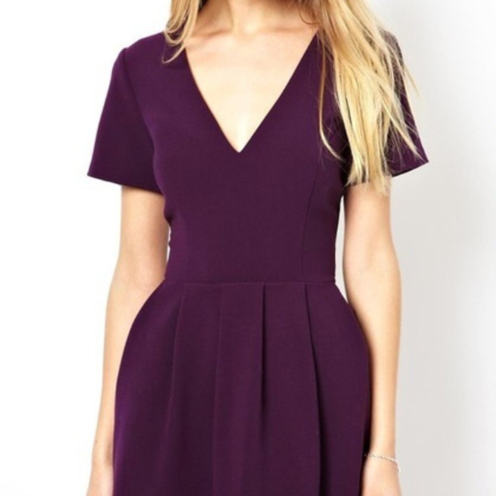 Purple Size 8 ASOS Dress